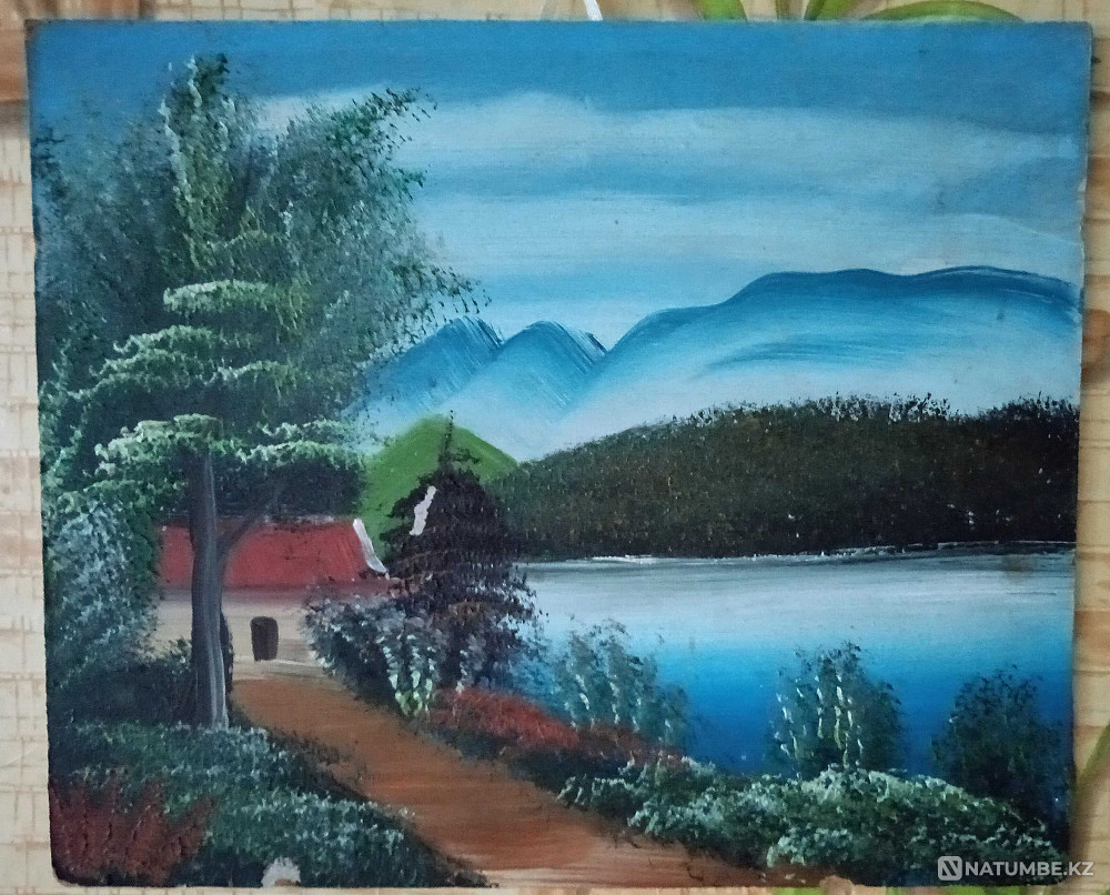 Картины. Картон; масло.  - изображение 2