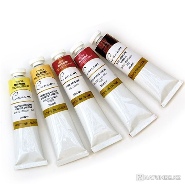 Сонеттен түтіктердегі майлы бояулар 3 дана 4800 ассортиментте; 46 мл.  - изображение 1