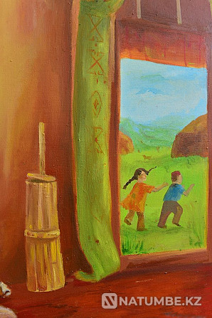 Oil Painting Abai s?ret Author's  - photo 2