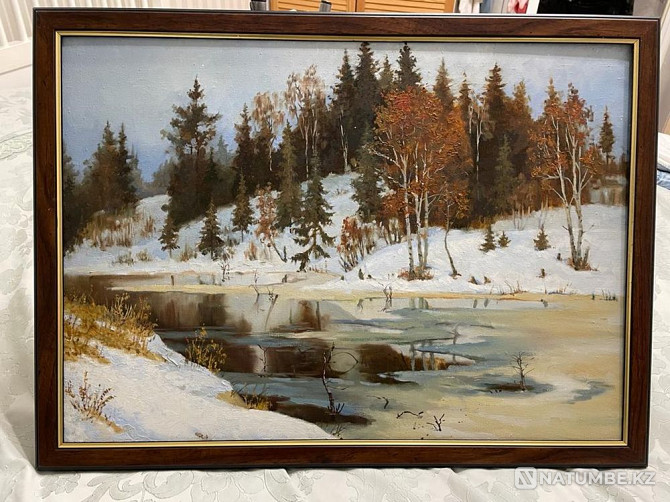 Painting Zimushka Winter artist Gololobov E.V.  - photo 1