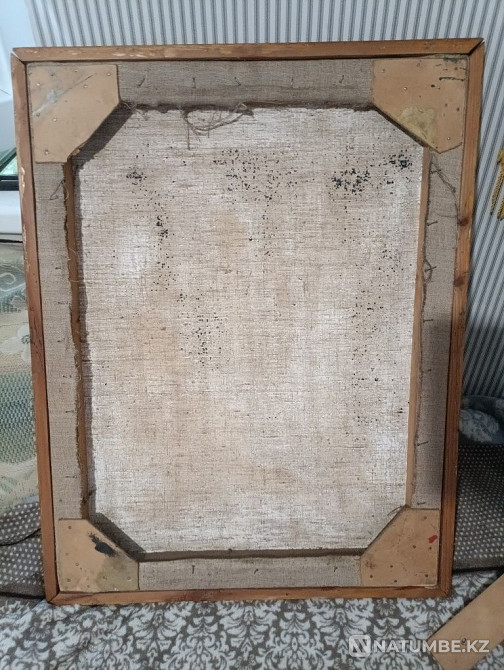 Винтажная картина холст масло  - изображение 1