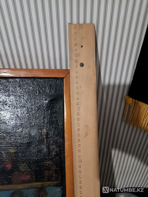 Винтажная картина холст масло  - изображение 2