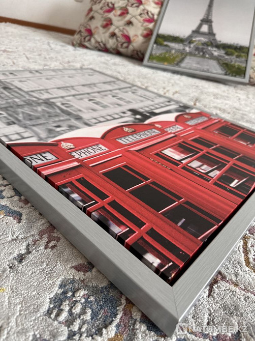 IKEA painting London Vilshult on canvas with frame  - photo 2