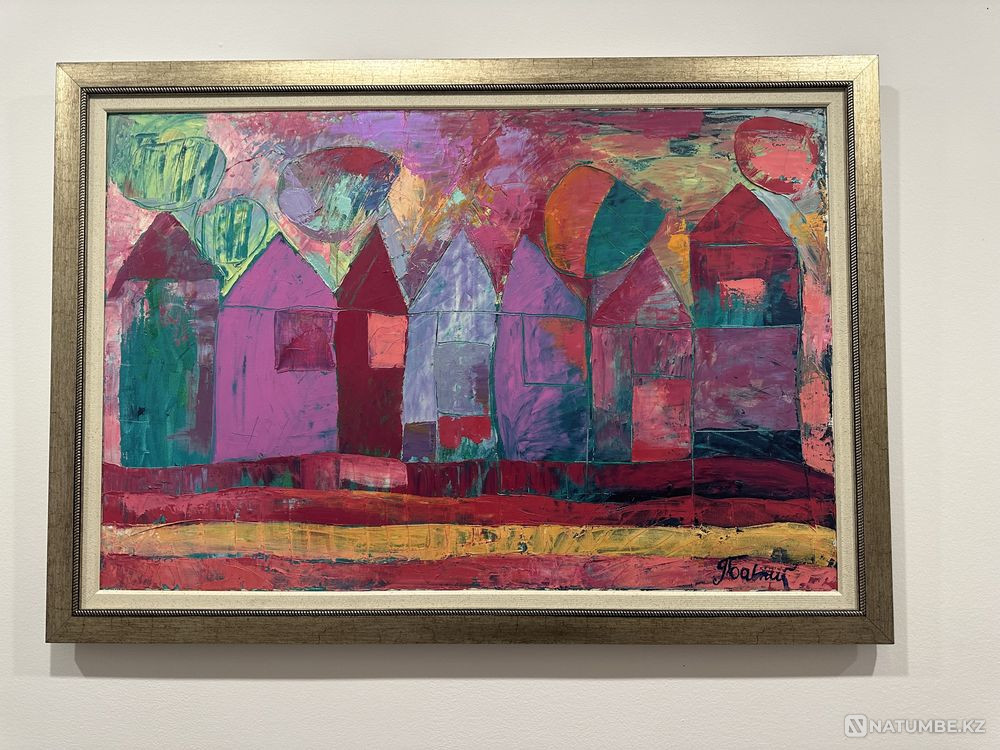 Painting “City in Pink”; Balnur Asanova 2011  - photo 2