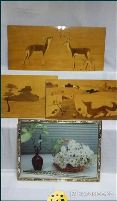 Художественные эстампы; инкрустация по буку. Картина. Инкрустация по б  - изображение 3