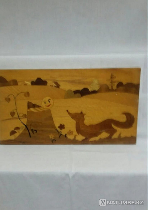 Художественные эстампы; инкрустация по буку. Картина. Инкрустация по б  - изображение 1