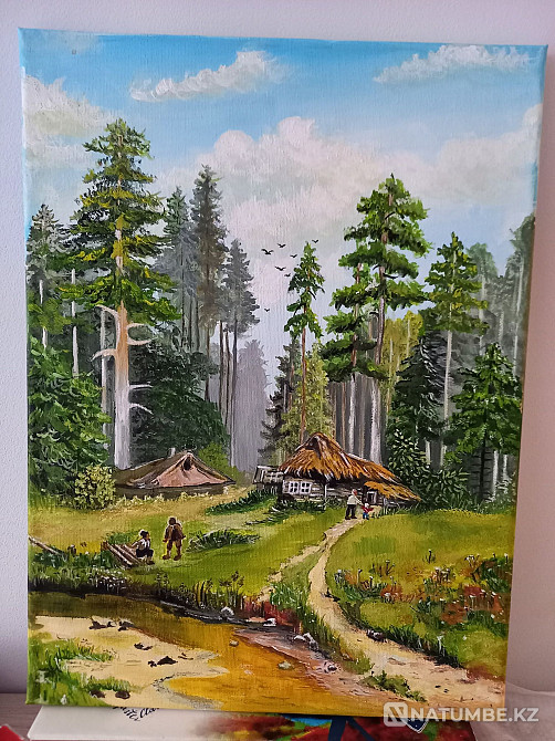Картина "деревенская живопись "  - изображение 1