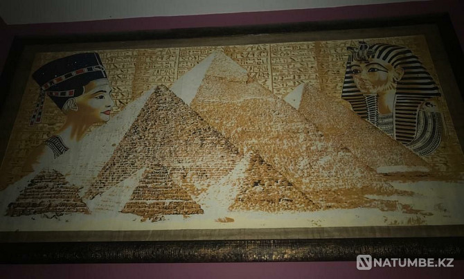 Papyrus painting  - photo 3