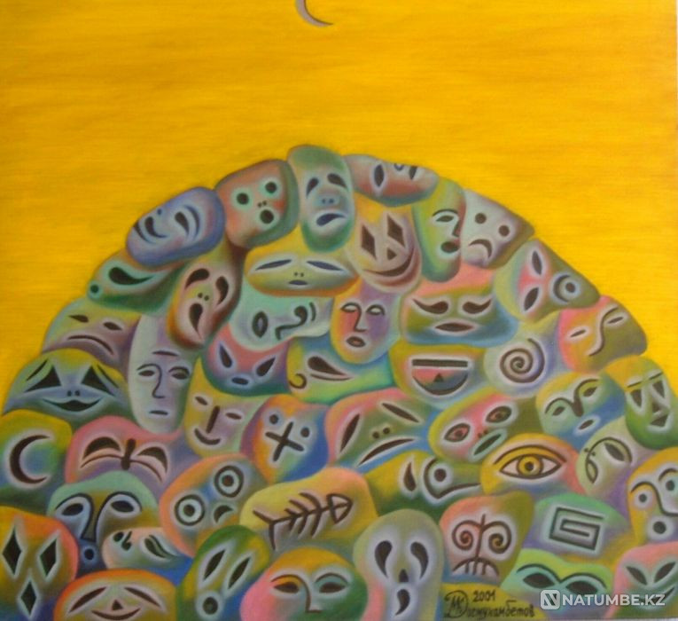 Author's painting; canvas; oil 60*80  - photo 1