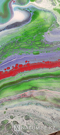 Кескіндеме Ішкі абстракциялық сұйықтық өнері 50;60см  - изображение 4