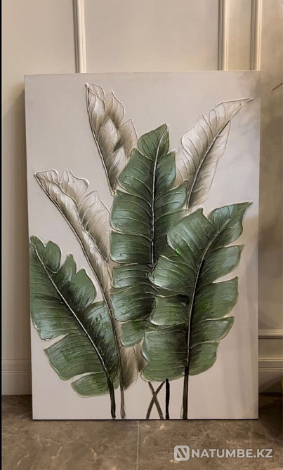 Paired paintings in textured painting  - photo 2