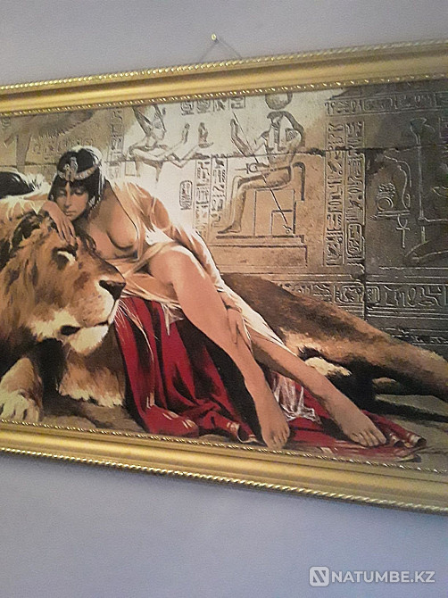 Картина девушка со львом  - изображение 1