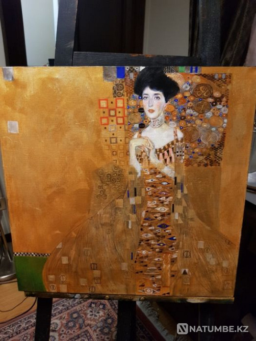 Картина"Поцелуй" Сусальное золото  - изображение 5