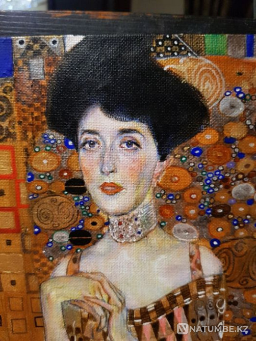 Картина"Поцелуй" Сусальное золото  - изображение 4