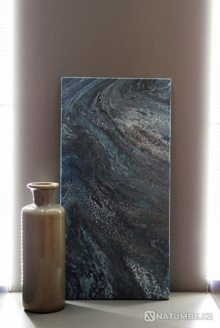 Hand made painting using Fluid Art technique  - photo 5