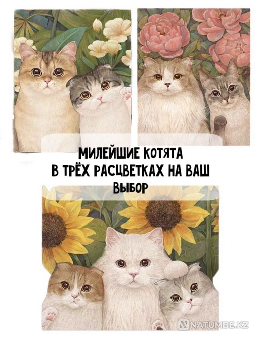 Картина по номерам с котятами;размер 50x40см;  - изображение 3