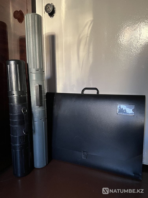 Художественный планшет деревянный; тубусы; папка  - изображение 4