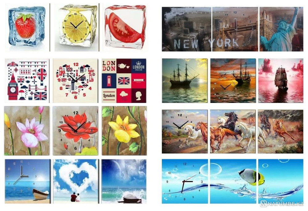 Модульная картина с часами  - изображение 6