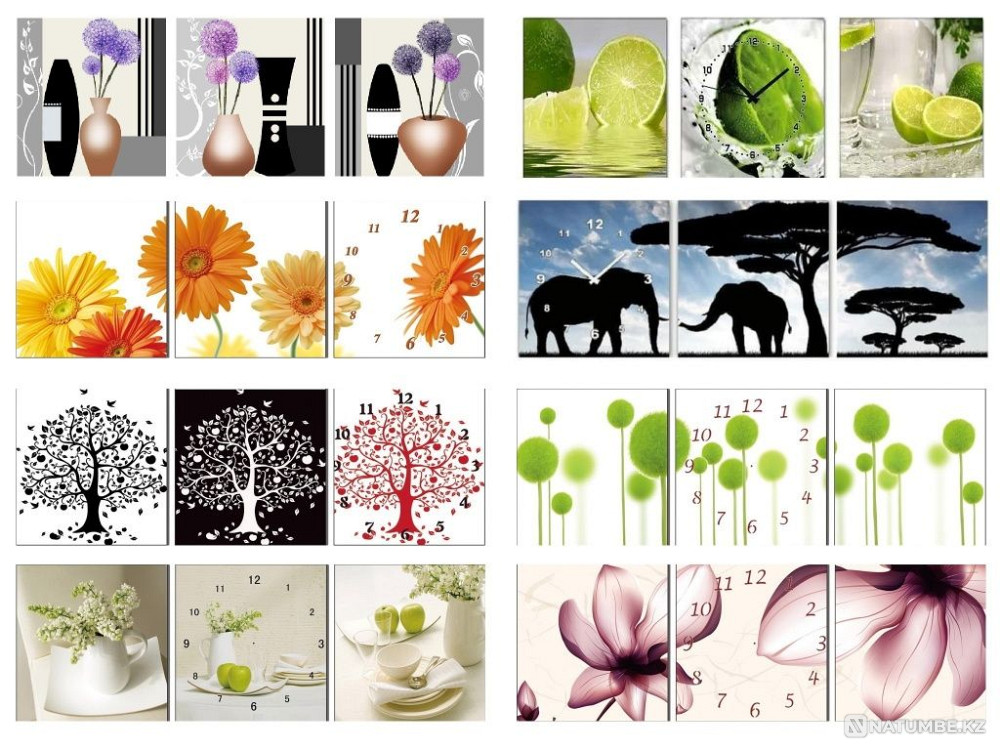 Модульная картина с часами  - изображение 4