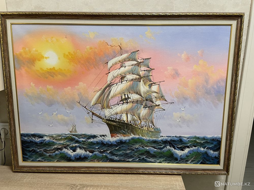 Картина «Парусник» 60*90  - изображение 1