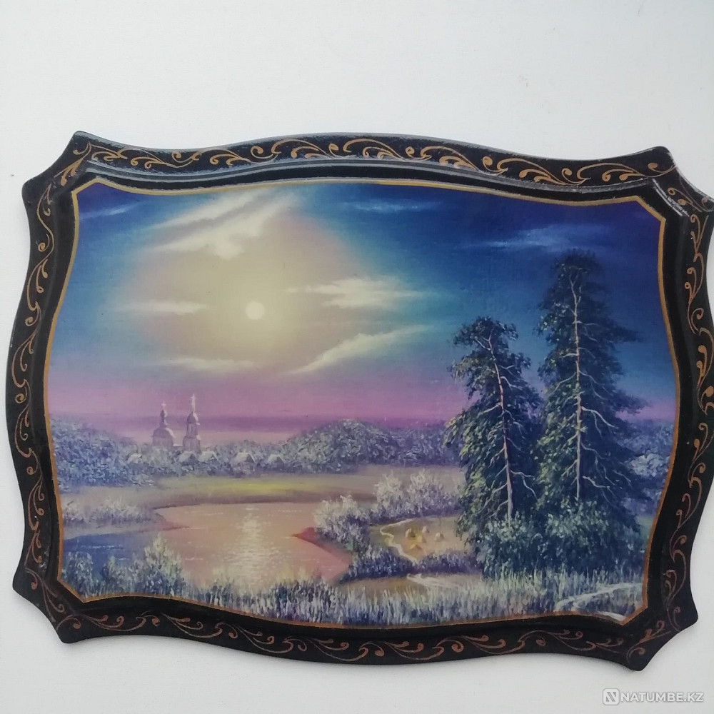 Painting from Kostroma; wooden  - photo 1