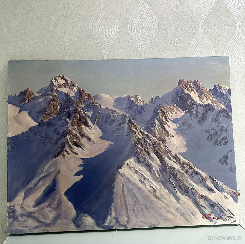 Медео 1997г.; х/м/120х90; Ю. Рычков  - изображение 1