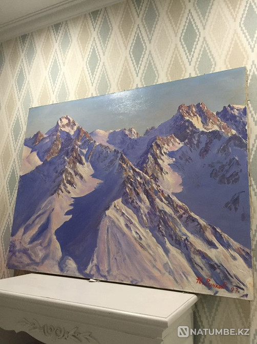 Медео 1997г.; х/м/120х90; Ю. Рычков  - изображение 2