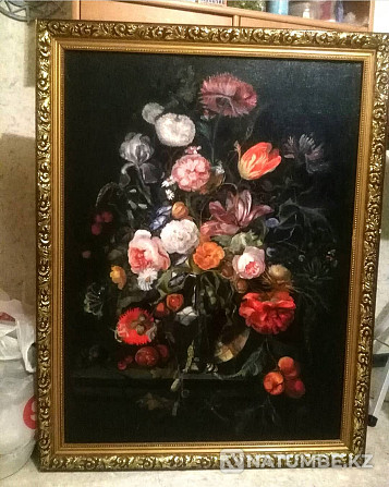 selling a still life painting; canvas; oil  - photo 1
