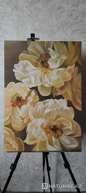 Картина; картина маслом; цветы; интерьерная картина  - изображение 1