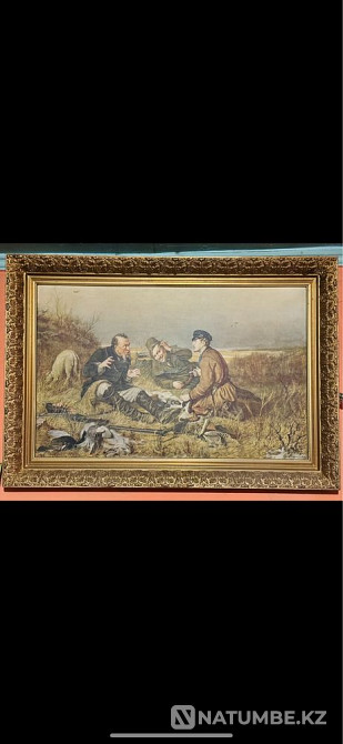 Картина на холсте «охотники на привале»  - изображение 2