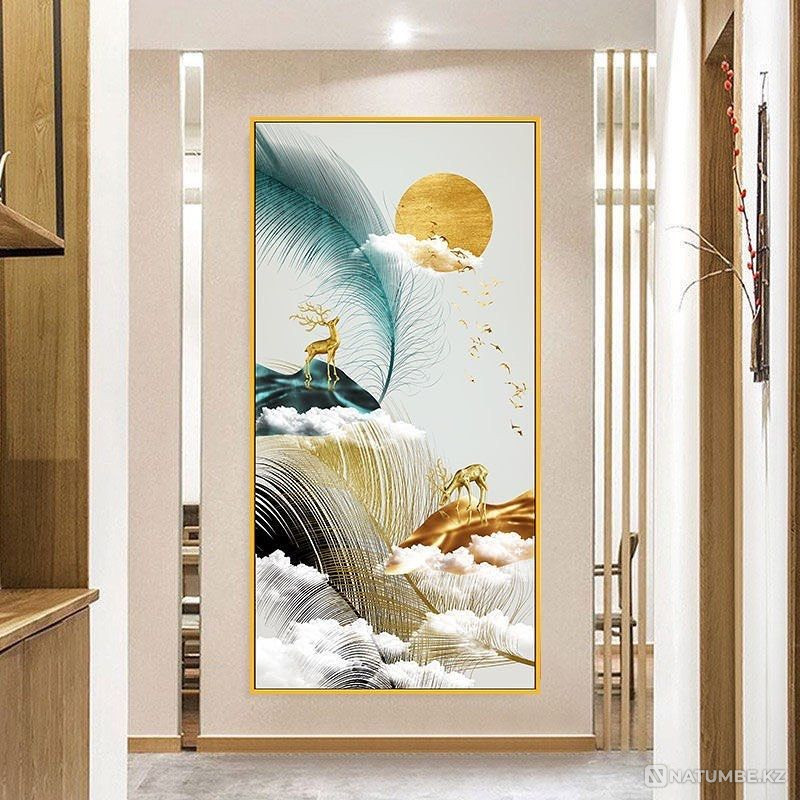 Interior Paintings Abstract Painting Wall Picture Pictures  - photo 7