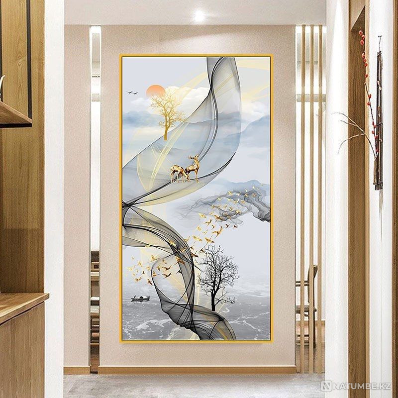 Interior Paintings Abstract Painting Wall Picture Pictures  - photo 5