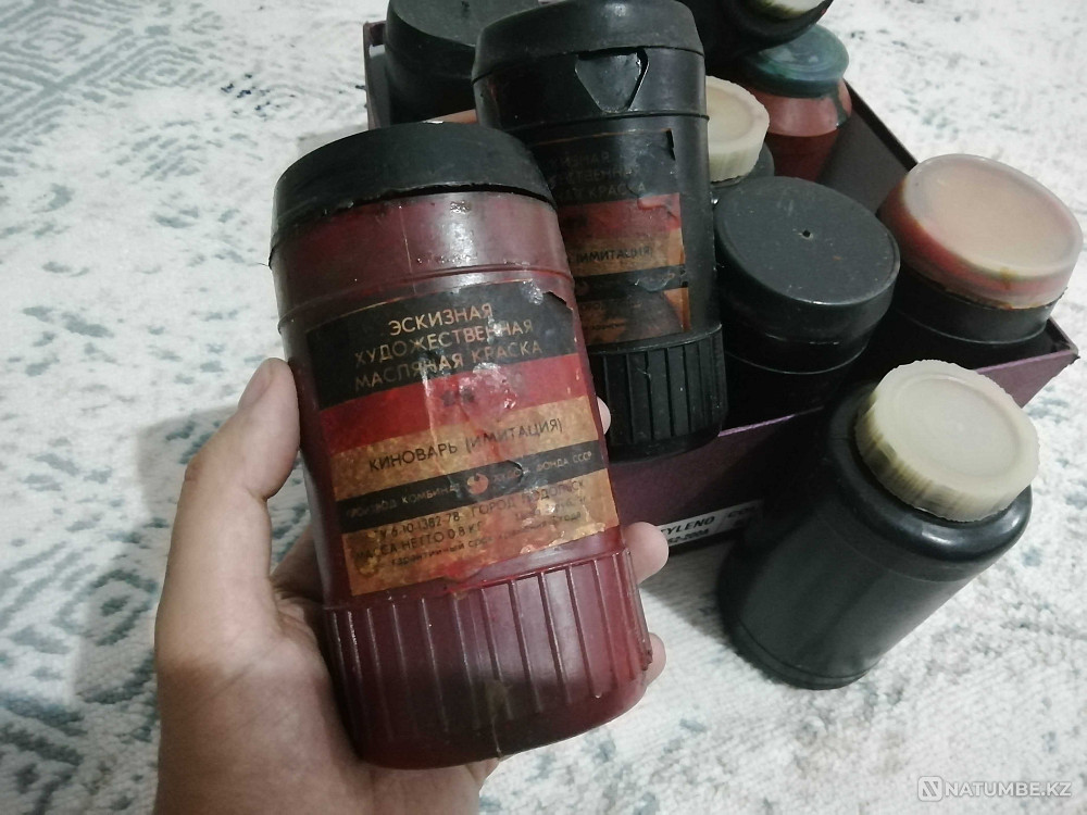 Кеңестік майлы көркем бояуларды сату – «Киннабар».  - изображение 1