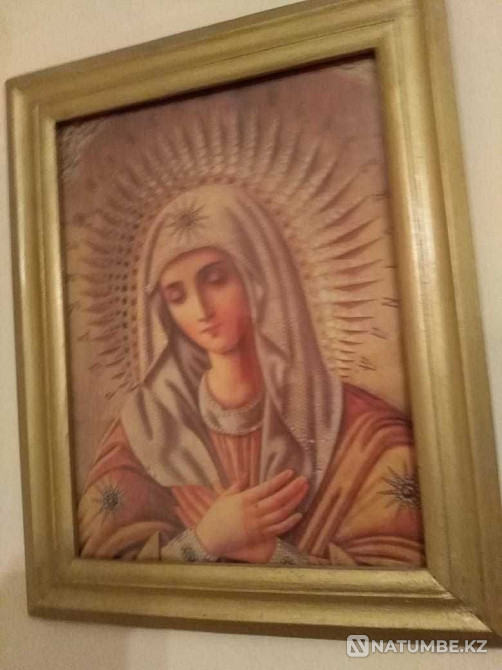 Painting “Unequal Marriage” by V.V. Pukireva in a frame measuring 48*64cm  - photo 4