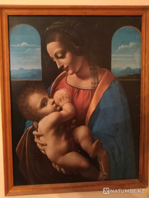 Painting “Unequal Marriage” by V.V. Pukireva in a frame measuring 48*64cm  - photo 3