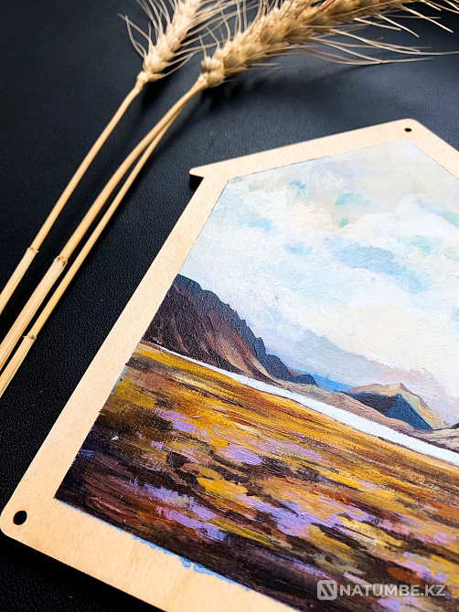 Painting for the interior in the shape of a house  - photo 2