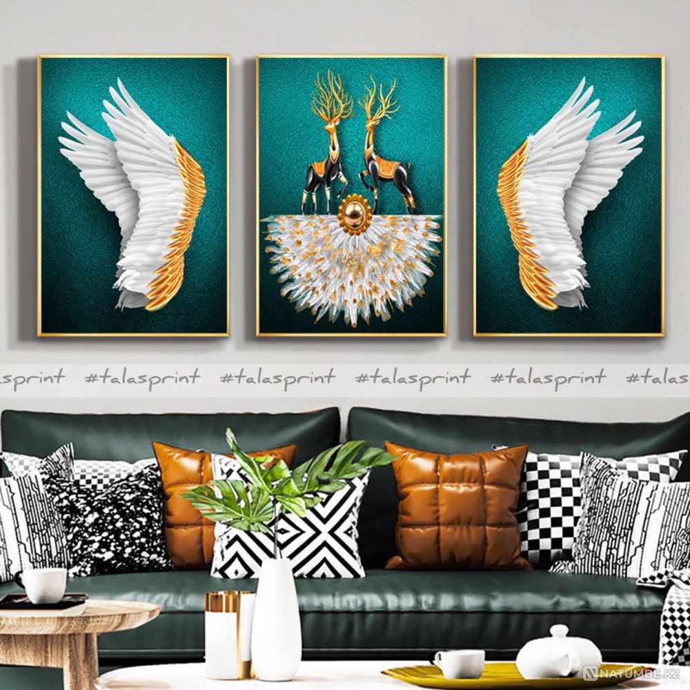 Интерьерные картины модульные картины Фотокартина печать на холсте  - изображение 6