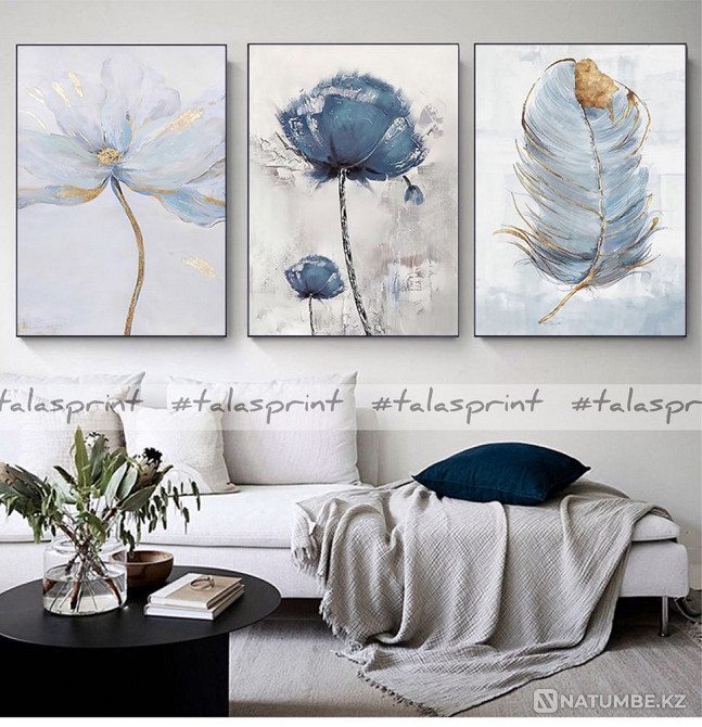 Интерьерные картины модульные картины Фотокартина печать на холсте  - изображение 3