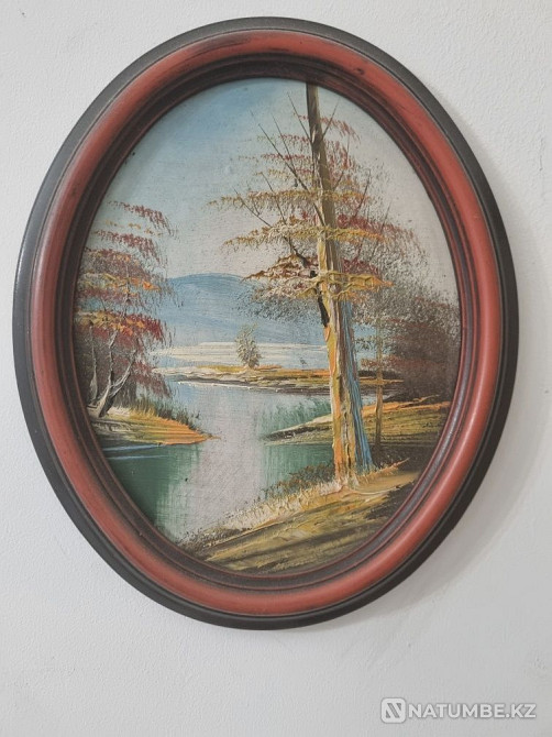 Картина маслом; картон  - изображение 1