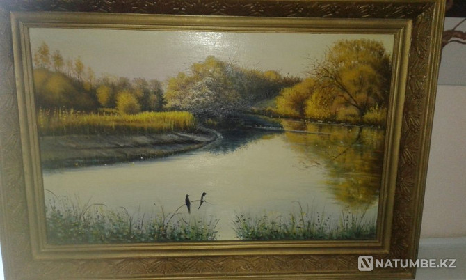 painting of the autumn landscape of Burmatov; 2003  - photo 1