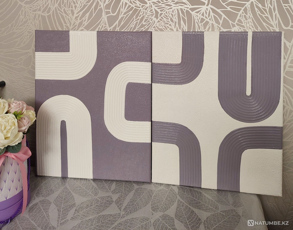 New painting on the wall..Abstract painting.Picture.Gift.Gifts  - photo 1