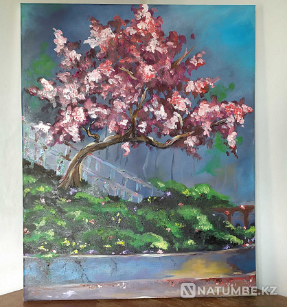 Painting. Oil. Author's work. " Cherry blossom