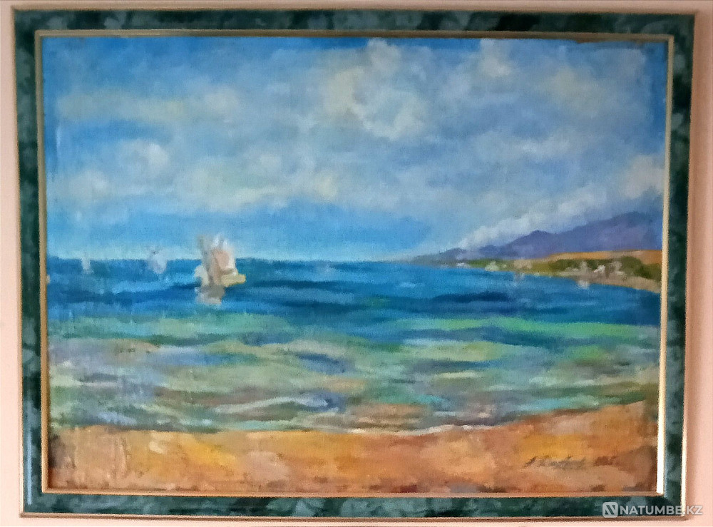 Картина. А. Даутбаев. Масло/картон. 13 тысяч  - изображение 1