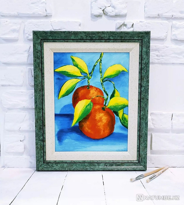 Oil painting. Landscape with Acrylic. Paintings. Still life.  - photo 3