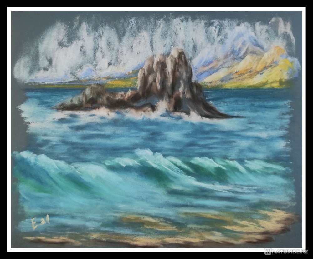 Acrylic Painting Seascape Painting  - photo 8