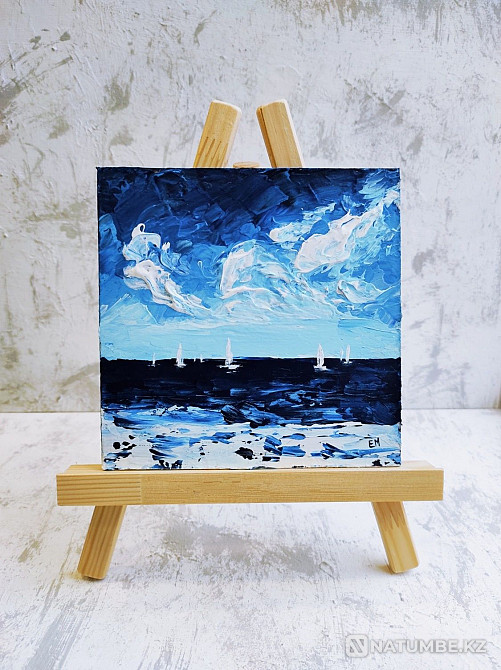 Acrylic Painting Seascape Painting  - photo 7