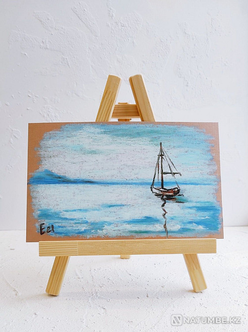 Acrylic Painting Seascape Painting  - photo 4