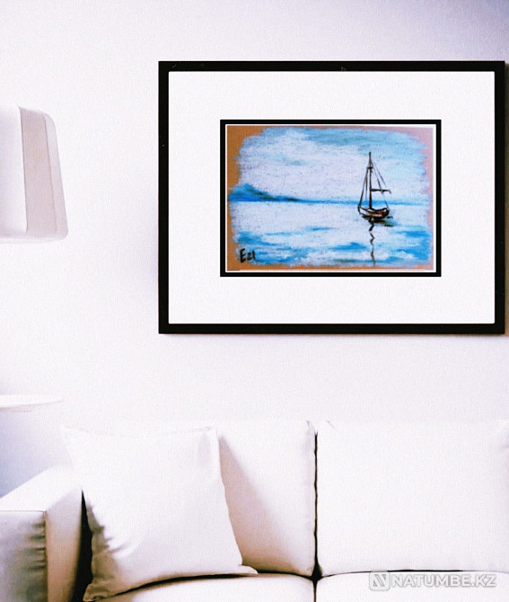 Acrylic Painting Seascape Painting  - photo 3