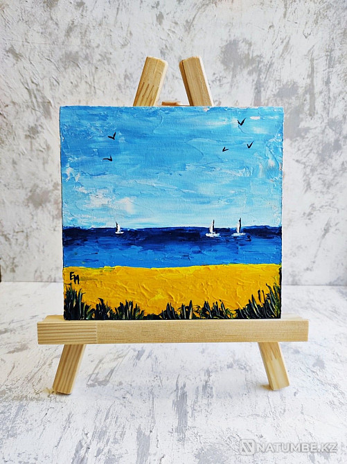 Acrylic Painting Seascape Painting  - photo 6