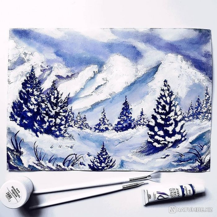 Морской пейзаж. Сухая пастель.  - изображение 5